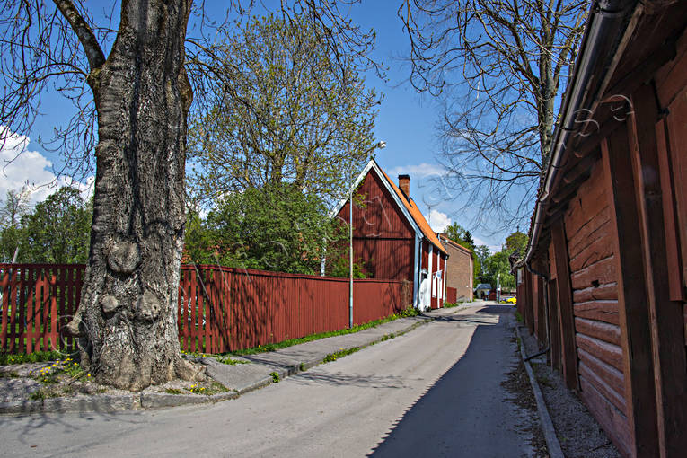 Ahllöfsgatan i Arboga Ahllöfsgatan, Arboga, byggnationer, forntid, gata, gator, kultur, städer, Västmanland
