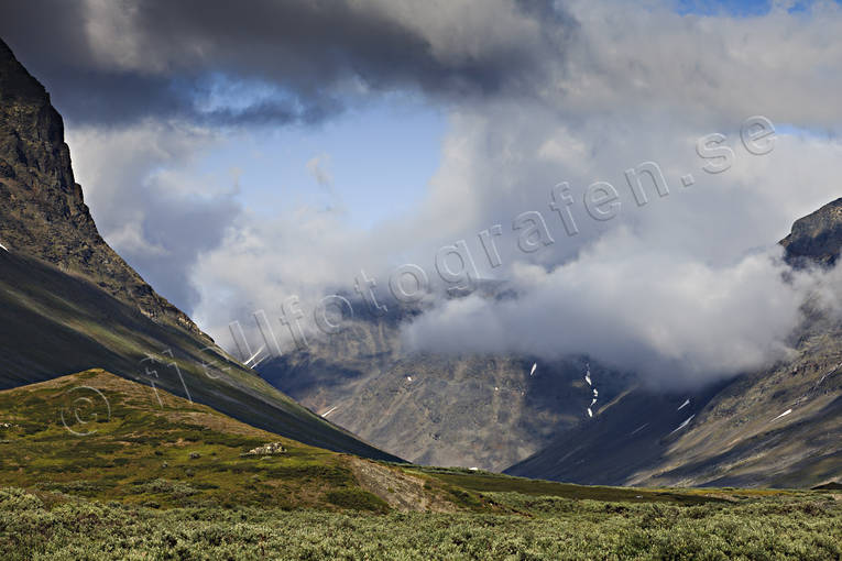 Alkavagge, fjll, fjllen, fjlltopp, fjlltoppar, hgfjll, Landskap, Laponia, lappland, sarek, Sarek nationalpark, Sarekfjll, sommar