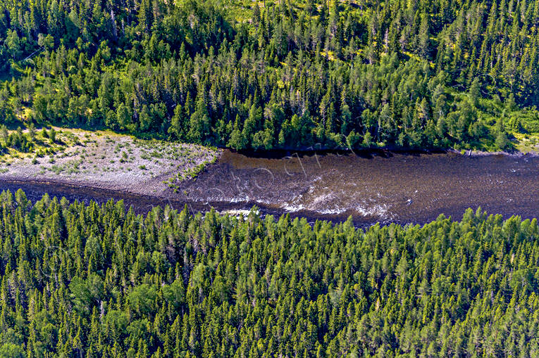Ammerån Ammer, Ammerån, Jämtland, Landskap, sommar, älvar