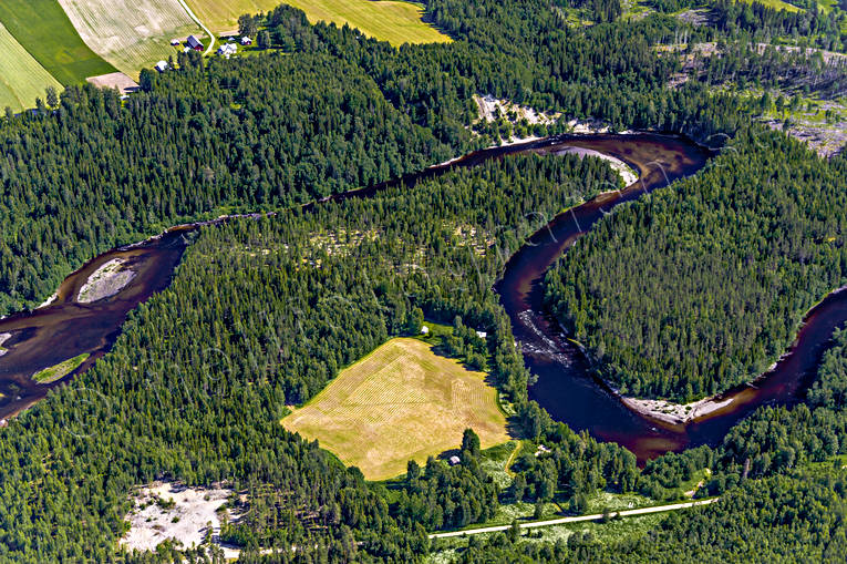 Ammerån Ammer, Ammerån, Jämtland, Landskap, sommar, älvar