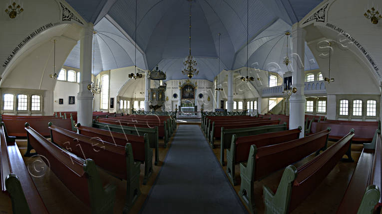 Arjeplog, byggnader, byggnationer, interir, kyrka, kyrkan, kyrkor, lappland