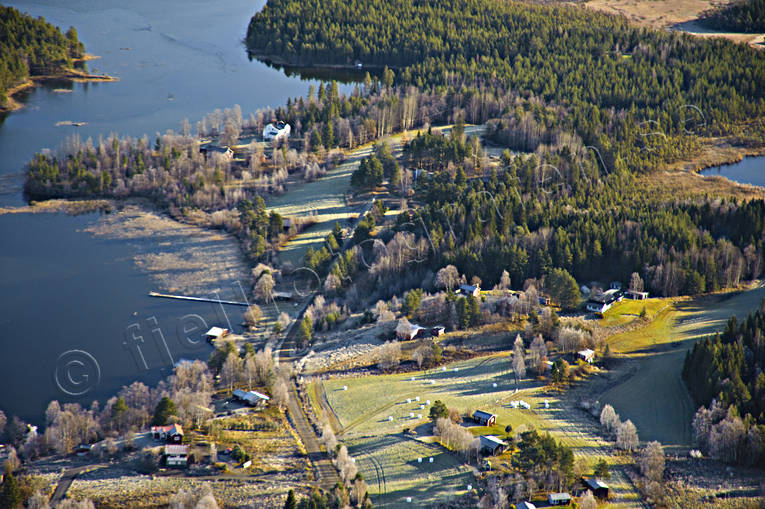 Bebyggelse vid Näckten, Näcksta bebyggelse, drönarbilder, drönarfoto, flygbild, flygbilder, Flygfoto, flygfoton, frostig, Hackås, höst, Jämtland, Landskap, Näcksta, Näkten