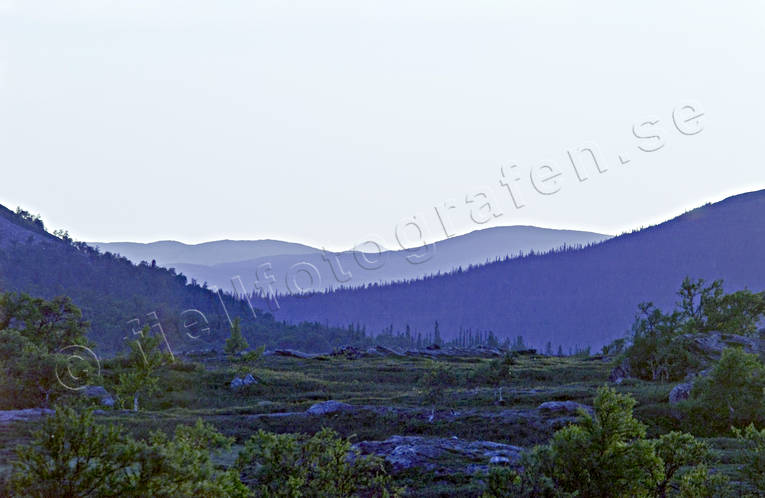 Anarisfjllen, berg, bergen, bl, blnande, fjll, Jmtland, kvll, sommar, stmning, stmningsbild, stmningsbilder, vildmark, rstid, rstider, demark