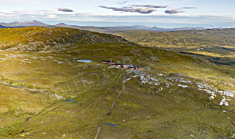 Blåhammarens Fjällstation Blåhammaren, Blåhammarkläppen, drönarbild, drönarbilder, drönarfoto, fjäll, fjällanläggning, flygbild, flygbilder, Flygfoto, flygfoton, Jämtland, Landskap, sommar, STF, STF-stugor