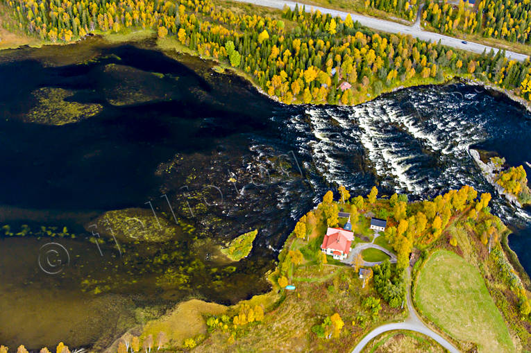 Bodsjösundet i Åreälven Bodsjösundet, drönarbilder, drönarfoto, flygbild, flygbilder, Flygfoto, flygfoton, höst, Jämtland, vattendrag, Åreälven, älvar
