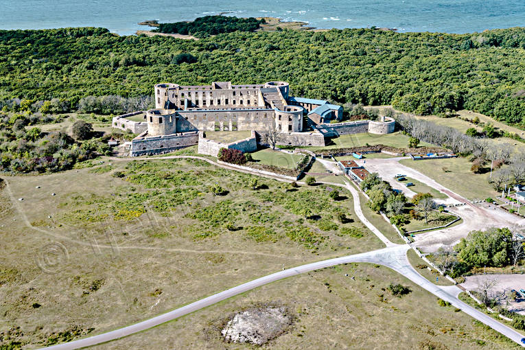 Borgholms Slottsruin Borgholm, Borgholms, drönarbilder, drönarfoto, flygbild, flygbilder, Flygfoto, flygfoton, Landskap, ruin, slottsruin, sommar, Öland