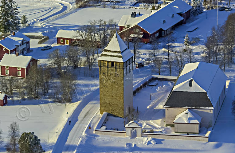 Brunflo kyrka och kastal anläggningar, Brunflo, byggnationer, drönarbilder, drönarfoto, flygbild, flygbilder, Flygfoto, flygfoton, Jämtland, kastal, kastalen, kyrka, kyrkor, samhällen