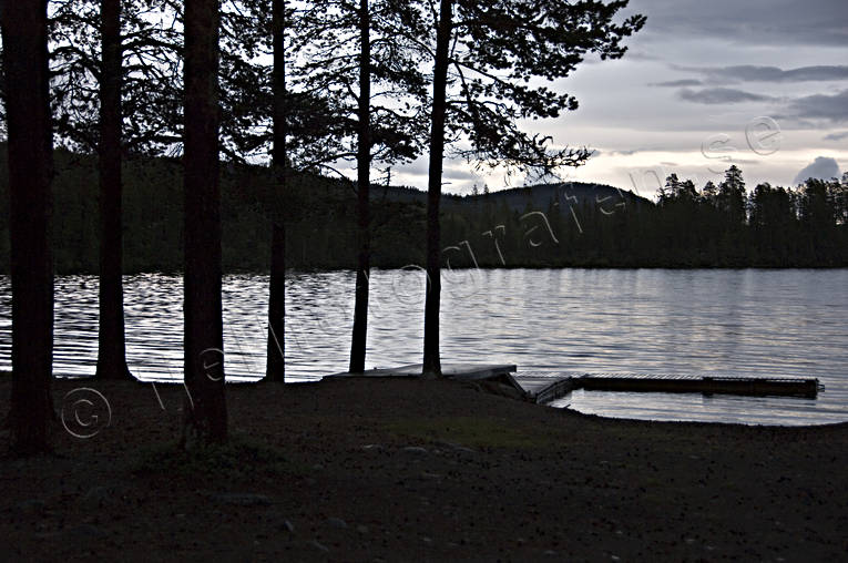 brygga, fjllby, kvll, lappland, Saggat, sommar, stugby, tallar, rrenjarka, rstid, rstider
