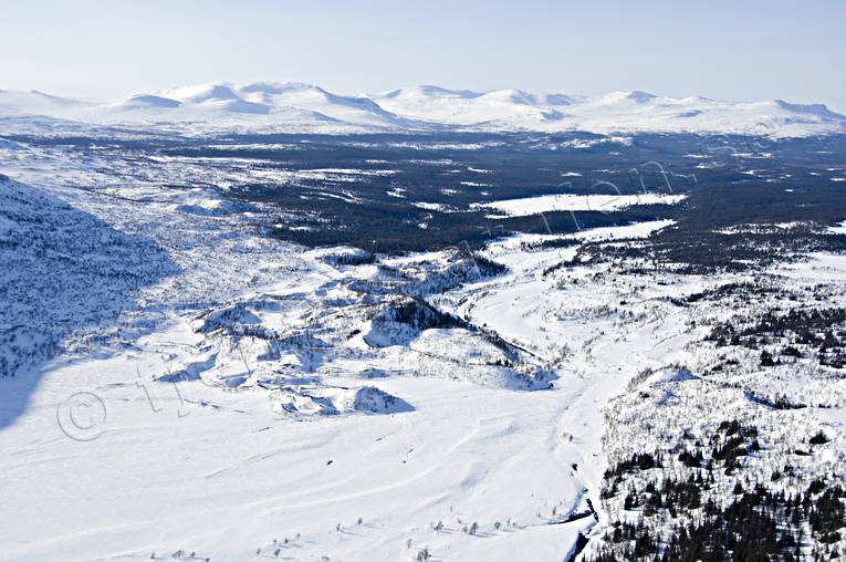 Bunnerfjällen från sydost Bunnerfjällen, drönarbilder, drönarfoto, flygbild, flygbilder, Flygfoto, flygfoton, Jämtland, Landskap, Lunndörrspasset, vinter