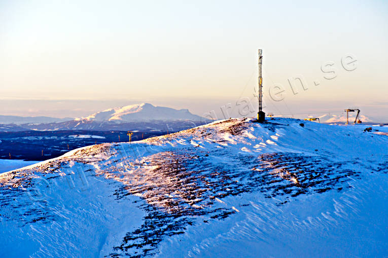 Bydalen Västerfjället mot Åreskutan Bydalen, drönarbilder, drönarfoto, flygbild, flygbilder, Flygfoto, flygfoton, Jämtland, Landskap, radiomast, telefonmast, vinter, Västerfjället, Åreskutan