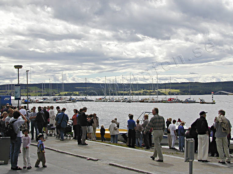 Båthamnen i Östersund Badhusparken, båthamnen, hamnen, Jämtland, park, sommar, Östersund