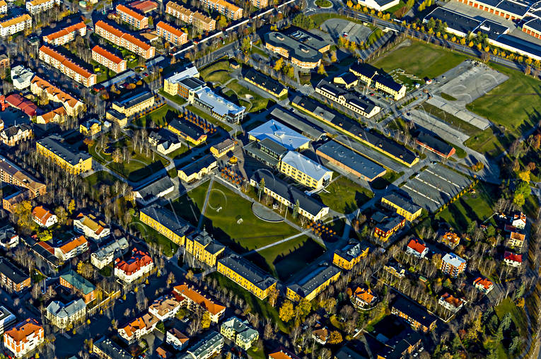 Campus Östersund Flygfoto A4, Campus, drönarbilder, drönarfoto, flygbild, flygbilder, Flygfoto, flygfoton, höst, Jämtland, städer, Östersund