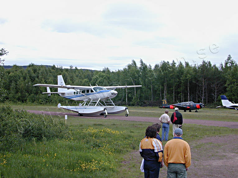 Cessna Caravan taxar vid Älvdalen Caravan, Cessna, flyg, kommunikationer, luftfart, sjöflyg, sjöflygplan, älvdalen
