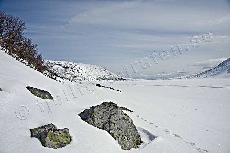 Dörrsjöarna i Oviksfjällen Dörrsjöarna, fjäll, fjällen, Jämtland, Landskap, Oviksfjällen, vinter