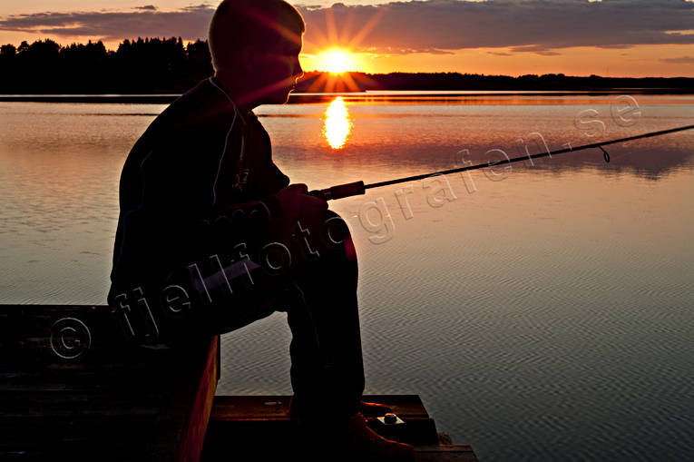 Bohusln, haspel, hav, kust, kvll, solnedgng, sommar, sportfiske, rstider