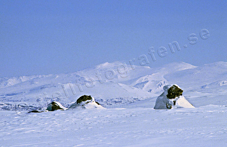 fjll, Landskap, lappland, vinter