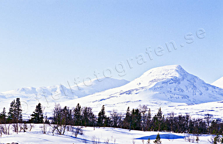 fjll, fjllskog, Jmtland, Landskap, Snasahgarna, vinter