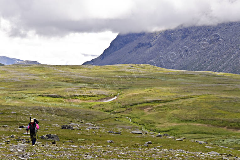 fjllvandrare, fjllvandring, nationalpark, Padjelanta, sommar, ventyr