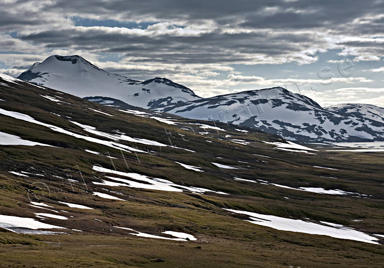 Fjällandskap fjäll, fjällandskap, fjälltopp, högfjäll, Landskap, lappland, natur, Padjelanta, snö
