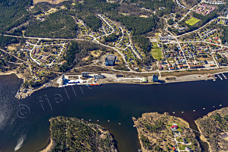 Flygbild Söderhamn Bromsäng Bromsäng, drönarbilder, drönarfoto, flygbild, flygbilder, Flygfoto, flygfoton, Grundvik, Hälsingland, samhällen, städer, Söderhamn, vår