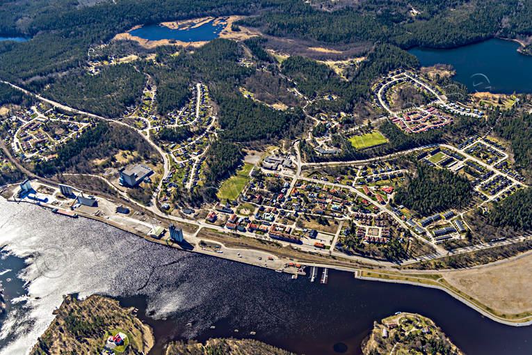 Flygbild Söderhamn Stugsund Bromsäng, drönarbilder, drönarfoto, flygbild, flygbilder, Flygfoto, flygfoton, Hälsingland, samhällen, Stugsund, städer, Söderhamn, vår