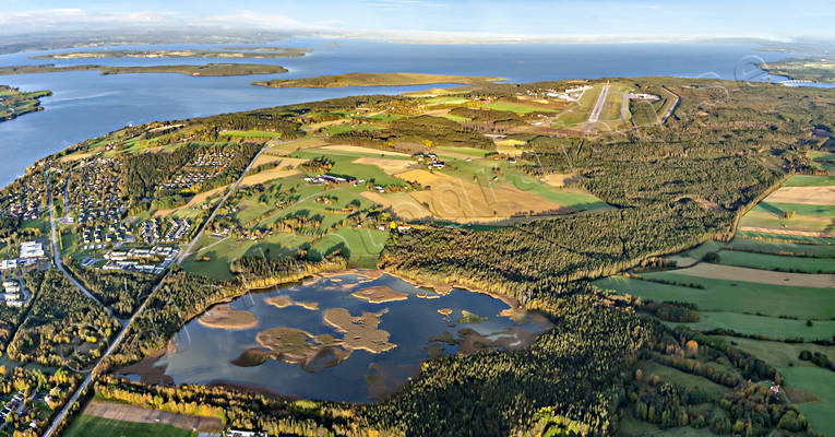 Flygbild Ändsjön Frösön drönarbilder, drönarfoto, flygbild, flygbilder, Flygfoto, flygfoton, Frösön, höst, Jämtland, landningsbana, städer, Åre-Östersund, Ändsjön, Östersund
