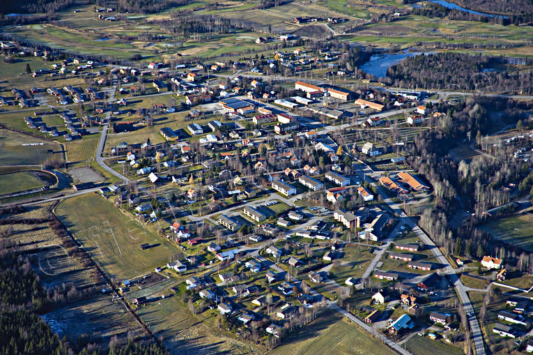 Flygbild över Hede drönarbilder, drönarfoto, flygbild, flygbilder, Flygfoto, flygfoton, Hede, Härjedalen, höst, samhällen