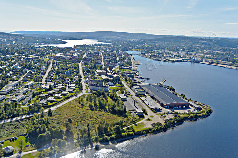 Flygbild över Härnösand drönarbilder, drönarfoto, flygbild, flygbilder, Flygfoto, flygfoton, Härnösand, sommar, städer, Ångermanland
