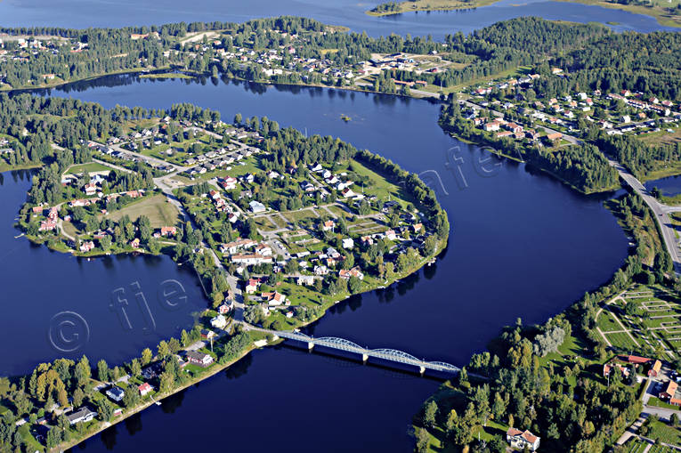 Flygbild över Ljusdal drönarbilder, drönarfoto, flygbild, flygbilder, Flygfoto, flygfoton, Hälsingland, Landskap, Ljusdal, samhällen, sommar