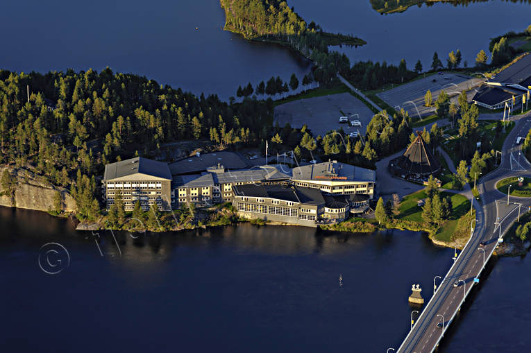 Flygbild över Lycksele drönarbilder, drönarfoto, flygbild, flygbilder, Flygfoto, flygfoton, Hotell Lappland, lappland, Lycksele, samhällen, sommar