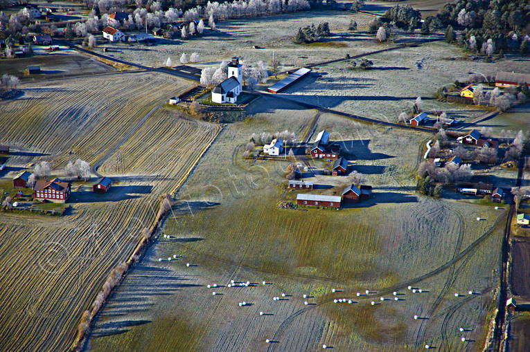 Flygbild över Näs drönarbilder, drönarfoto, flygbild, flygbilder, Flygfoto, flygfoton, Fåker, höst, Jämtland, kyrka, kyrkor, Landskap, Näs