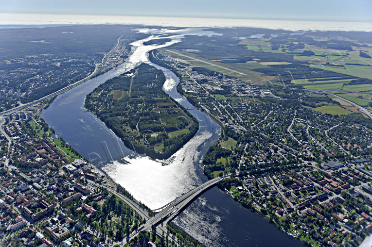 Flygbild över Umeå drönarbilder, drönarfoto, flygbild, flygbilder, Flygfoto, flygfoton, höst, städer, Umeå, Västerbotten