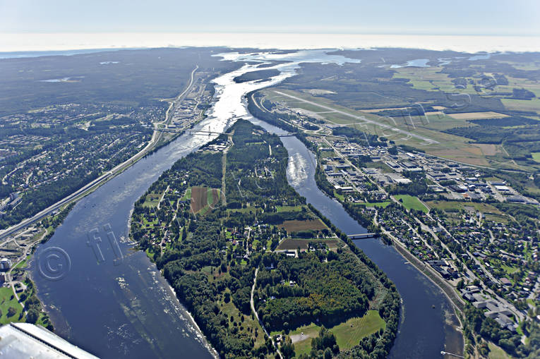 Flygbild över Umeå drönarbilder, drönarfoto, flygbild, flygbilder, Flygfoto, flygfoton, höst, städer, Umeå, Västerbotten