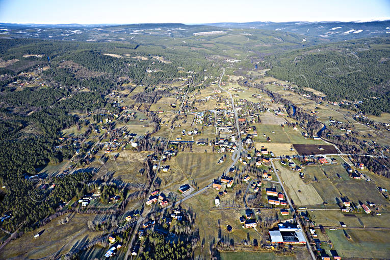 Flygbild över Vemdalen drönarbilder, drönarfoto, flygbild, flygbilder, Flygfoto, flygfoton, Härjedalen, höst, samhälle, samhällen, Vemdalen