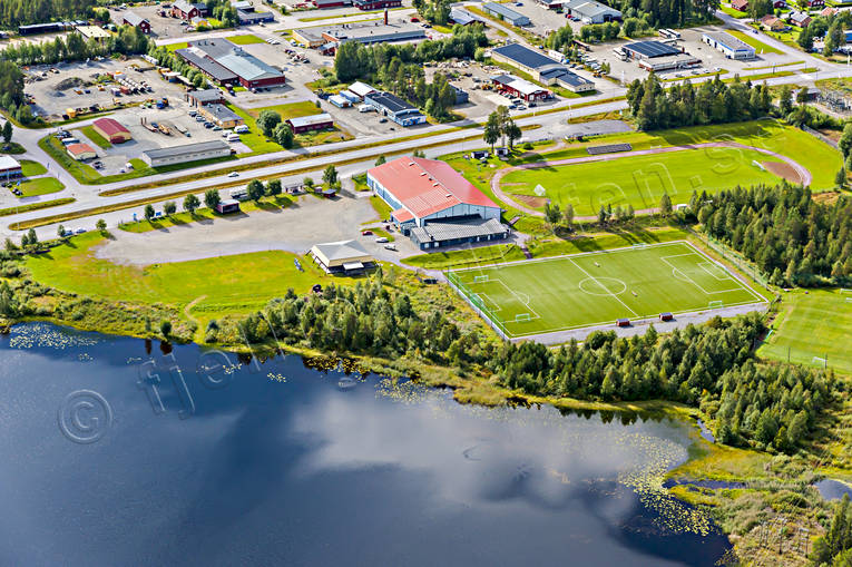 Flygbild över Vilhelmina drönarbilder, drönarfoto, flygbild, flygbilder, Flygfoto, flygfoton, lappland, samhällen, sommar, Vilhelmina