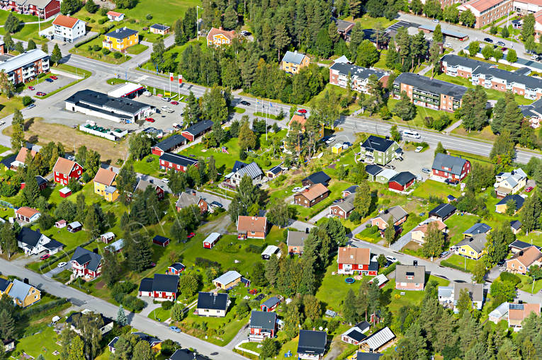 Flygbild över Vilhelmina drönarbilder, drönarfoto, flygbild, flygbilder, Flygfoto, flygfoton, lappland, samhällen, sommar, Vilhelmina