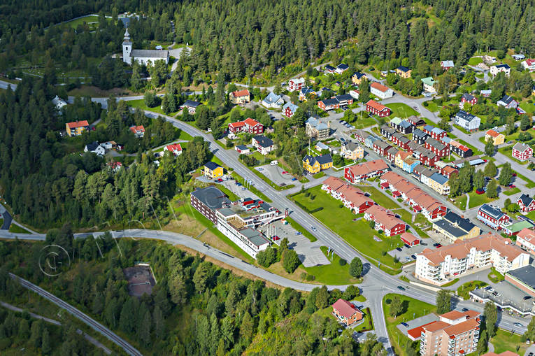 Flygbild över Vilhelmina drönarbilder, drönarfoto, flygbild, flygbilder, Flygfoto, flygfoton, lappland, samhällen, sommar, Vilhelmina