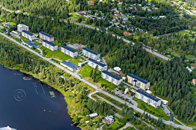 Flygbild över Vilhelmina drönarbilder, drönarfoto, flygbild, flygbilder, Flygfoto, flygfoton, lappland, samhällen, sommar, Vilhelmina