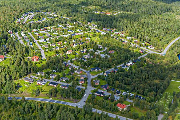 Flygbild över Vilhelmina drönarbilder, drönarfoto, flygbild, flygbilder, Flygfoto, flygfoton, lappland, samhällen, sommar, Vilhelmina