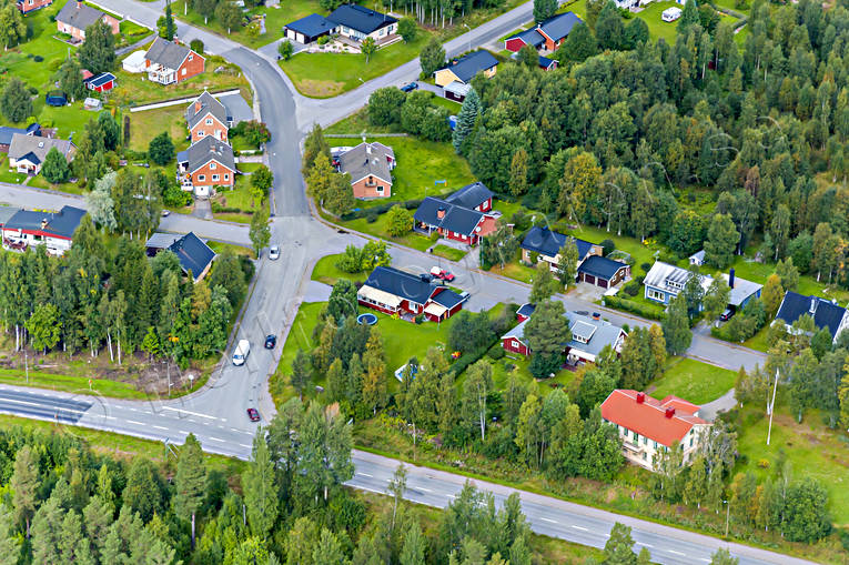 Flygbild över Vilhelmina drönarbilder, drönarfoto, flygbild, flygbilder, Flygfoto, flygfoton, lappland, samhällen, sommar, Vilhelmina
