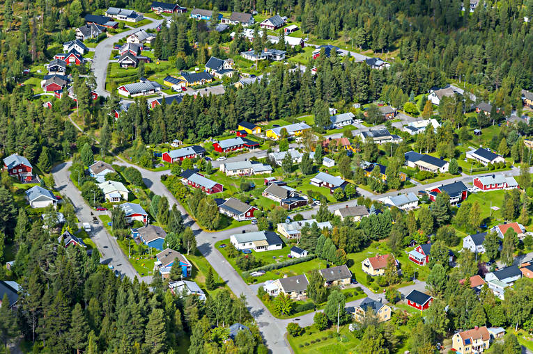 Flygbild över Vilhelmina drönarbilder, drönarfoto, flygbild, flygbilder, Flygfoto, flygfoton, lappland, samhällen, sommar, Vilhelmina
