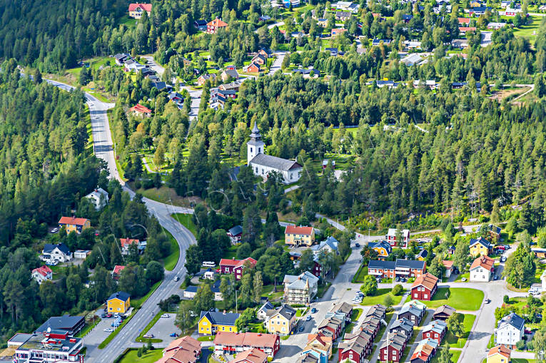 Flygbild över Vilhelmina drönarbilder, drönarfoto, flygbild, flygbilder, Flygfoto, flygfoton, lappland, samhällen, sommar, Vilhelmina