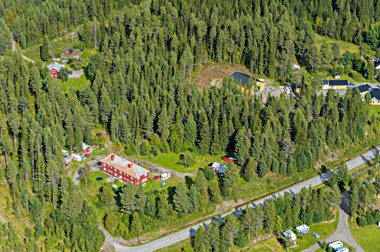 Flygbild över Vilhelmina drönarbilder, drönarfoto, flygbild, flygbilder, Flygfoto, flygfoton, lappland, samhällen, sommar, Vilhelmina