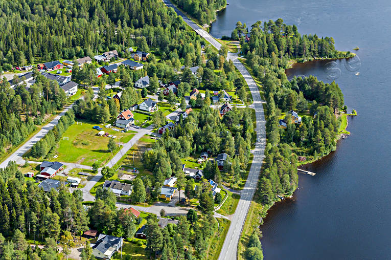 Flygbild över Vilhelmina drönarbilder, drönarfoto, flygbild, flygbilder, Flygfoto, flygfoton, lappland, samhällen, sommar, Vilhelmina