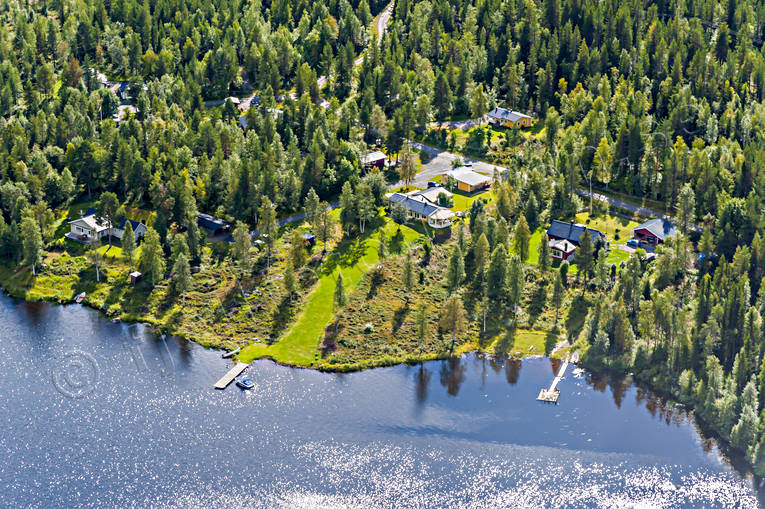 Flygbild över Vilhelmina drönarbilder, drönarfoto, flygbild, flygbilder, Flygfoto, flygfoton, lappland, samhällen, sommar, Vilhelmina