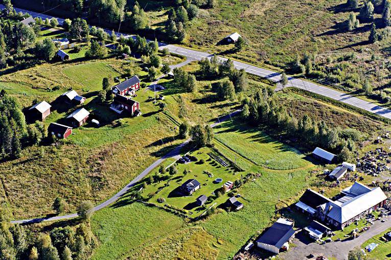 Bye, drnarbilder, drnarfoto, flygbild, flygbilder, Flygfoto, flygfoton, grdar, Hammerdal, Jmtland, Landskap, sommar