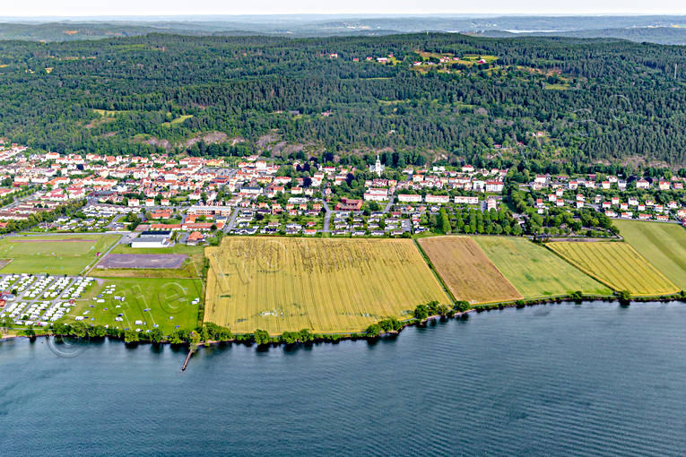 Flygfoto Gränna drönarbilder, drönarfoto, flygbild, flygbilder, Flygfoto, flygfoton, Gränna, gärden, Småland, sommar, städer, vättern, åkerlappar