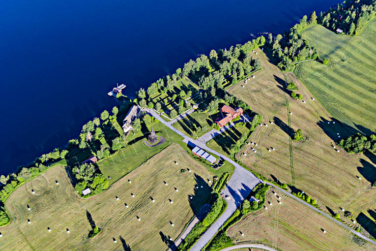 Flygfoto Hackås Kyrka byar, byggnader, drönarbild, drönarbilder, drönarfoto, flygbild, flygbilder, Flygfoto, flygfoton, Hackås, Jämtland, kyrka, kyrkor, medeltidskyrka, sommar
