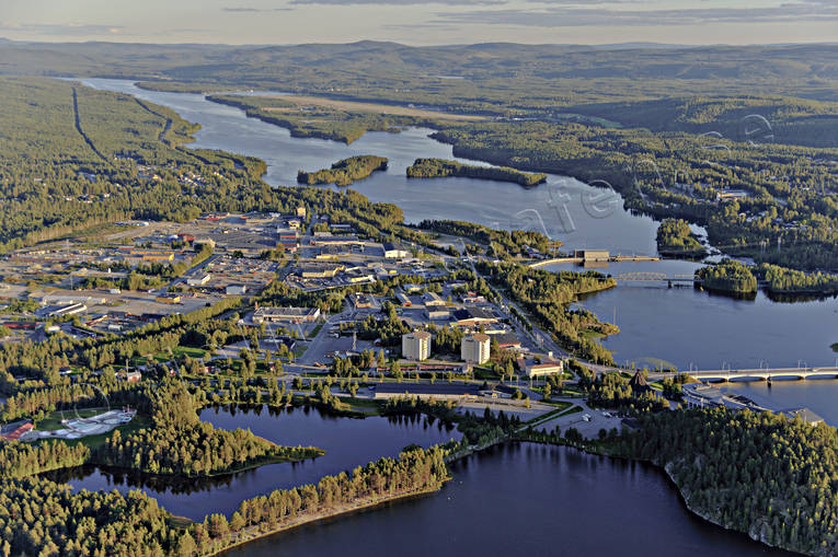Flygfoto Lycksele drönarbilder, drönarfoto, flygbild, flygbilder, Flygfoto, flygfoton, lappland, Lycksele, samhällen, sommar