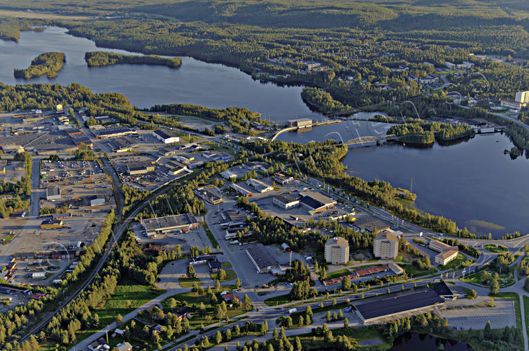 drnarbilder, drnarfoto, flygbild, flygbilder, Flygfoto, flygfoton, lappland, Lycksele, samhllen, sommar